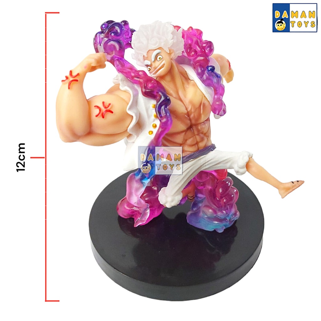 Action Figure One Piece Gear 5 Luffy Figure Sun God Hercules Nika Anime Figur Pajangan