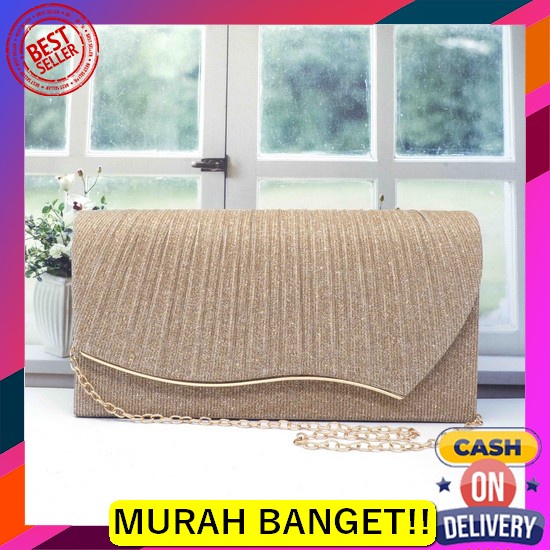 Tas Wanita Bermerek Pesta Modern Import Kecil Cantik W7Z8 Terkini Simp Clutch Pesta Wanita S106 Impo