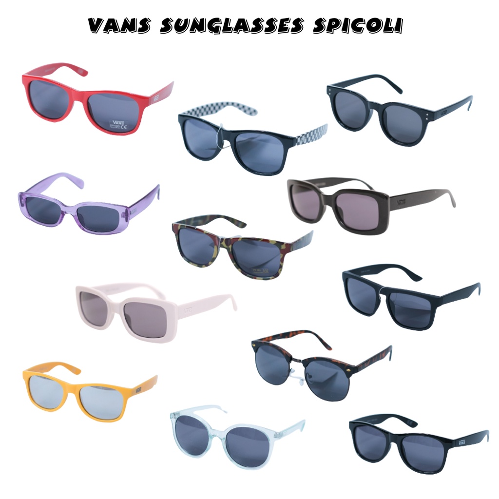 V4NS SPICOLI SHADES SUNGLASSES / KACAMATA VANS ORIGINAL 100% (FREE POUCH)