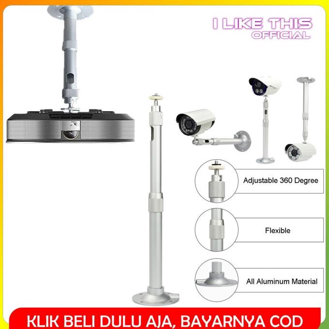 Bracket Gantung Infocus Proyektor Projector Stand Cctv Tiang Plafon