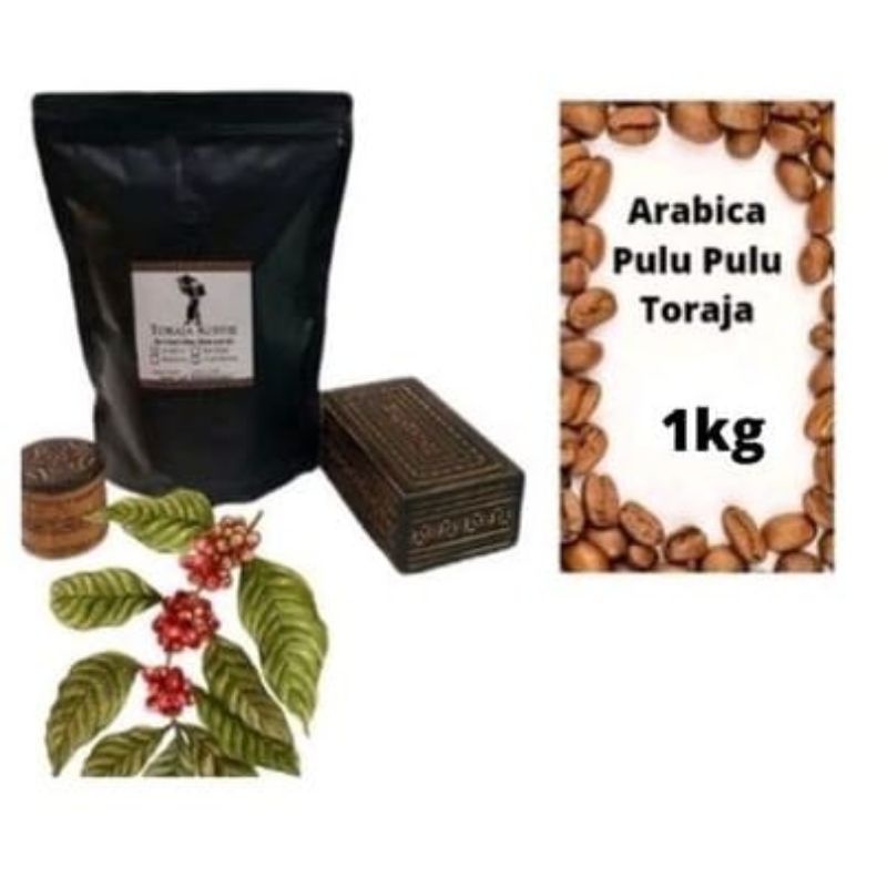 Toraja Koffie Kopi  Arabica Toraja PuluPulu Kopi Toraja Biji Kopi Bubuk Arabika Toraja 1 kg