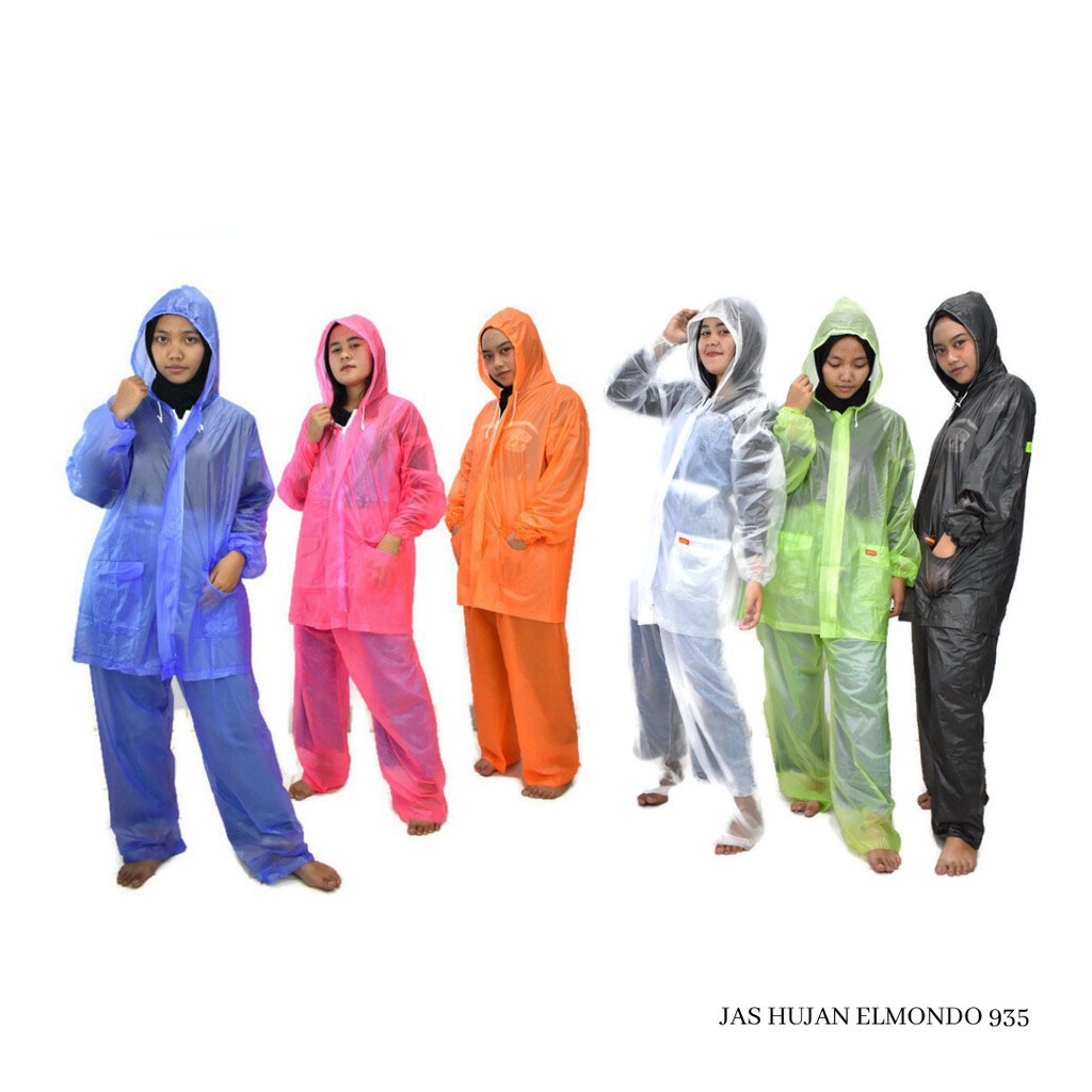 Elmondo 935 1 Set Raincoat Jas Hujan Setelan Mantel Baju Celana