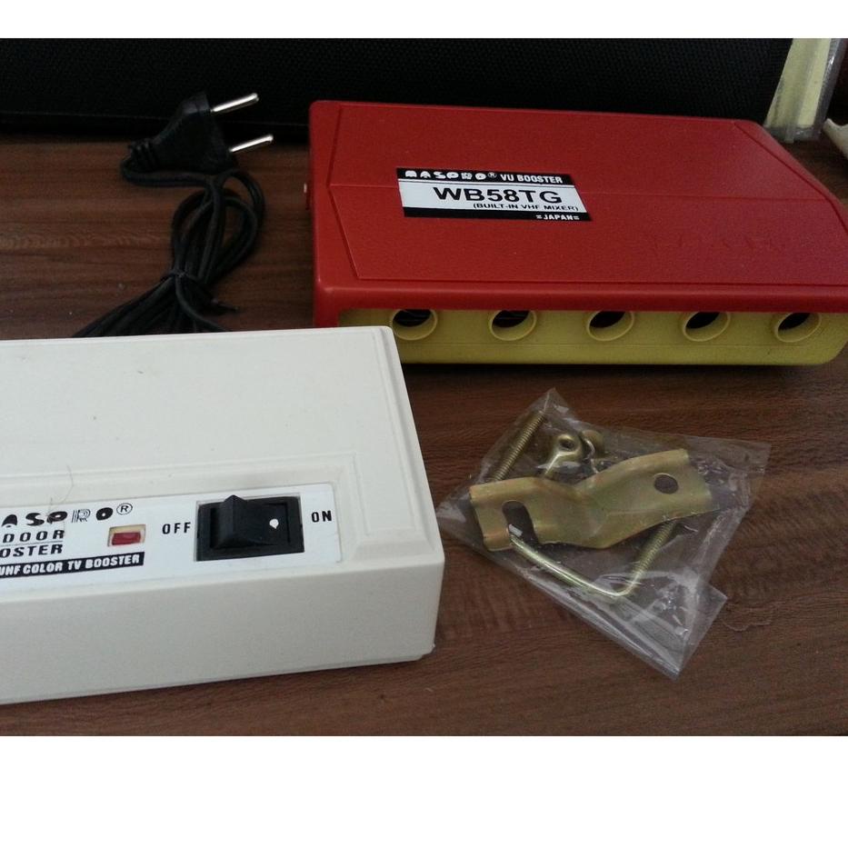 Rekomendasi Maspro Booster Set / Penguat Sinyal Antena Tv Bawah / Indoor Dan Atas