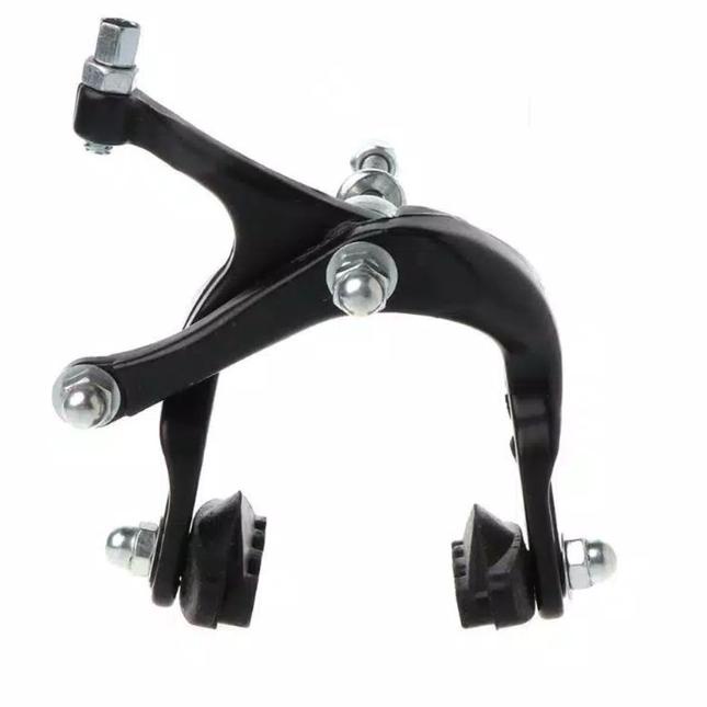 Rem U Brake sepeda Fixie U Brake Roadbike Sepeda balap - Depan Hitam