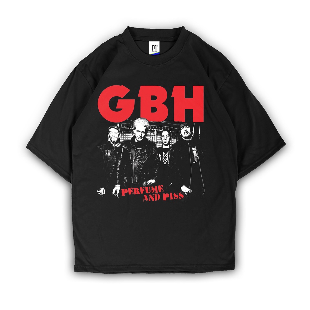 KAOS BAND PUNK GBH | KAOS MUSIK | TSHIRT BAND LUAR MURAH GROSIR DISTRO MERCHANDISE CLOTHING COD