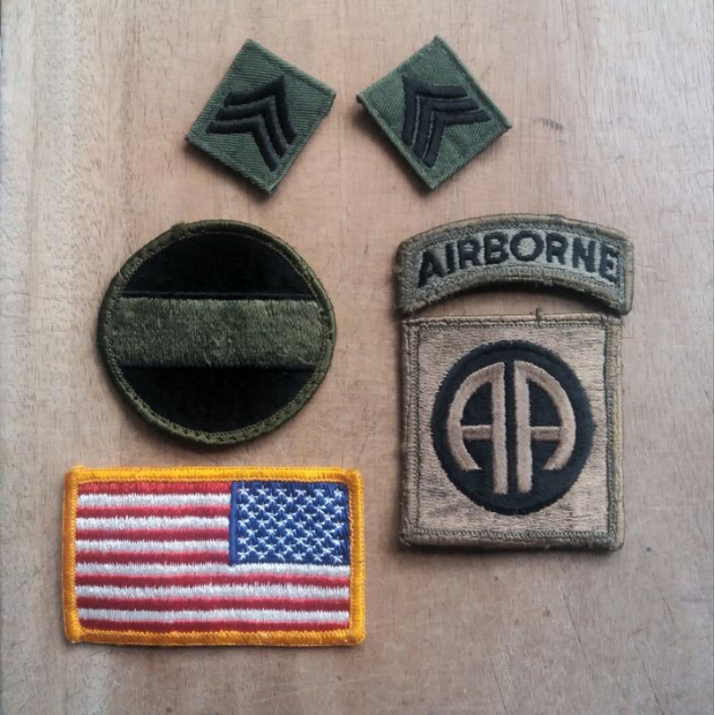 Patch Set Issue Us Army Original Second