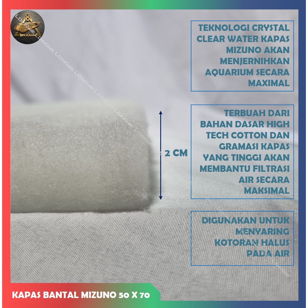 {KAPAS MIZUNO S 50 CM X 70CM} KAPAS BANTAL KECIL AQUARIUM FILTER AQUARIUM BUSA FILTER AQUARIUM FILTER AQUARIUM MEDIA FILTER KOLAM KAPAS UNDERGRAVEL FILTER UNDERGRAVEL FILTER AQUASCAPE KAPAS 1M KAPAS 1X1 POMPA AQUARIUM LAMPU AQUARIUM IKAN HIAS