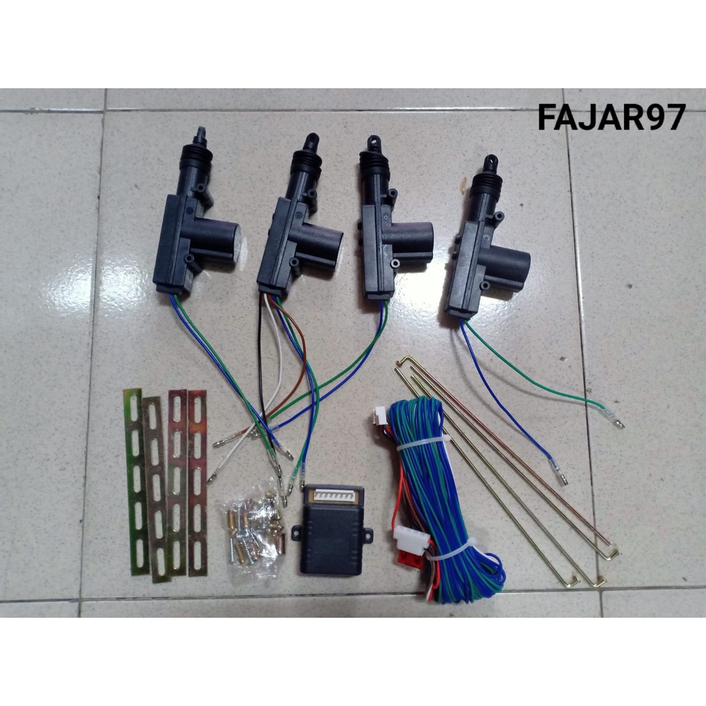 Central Lock Mobil Komplit Universal / Modul Central Lock Mobil Lengkap