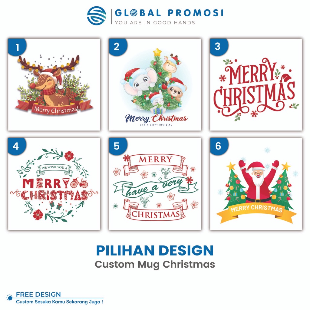 Pilihan Desain Khusus Mug Tema Natal