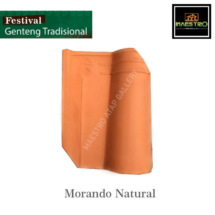 Genteng Tradisional Morando Natural Genteng Jatiwangi