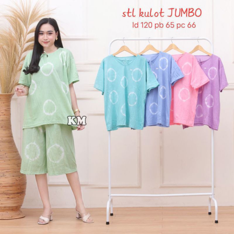 TERMURAH - SETELAN KULOT JUMBO - LD 120 CM - SETELAN KULOT JUMBO WANITA - SETELAN WANITA JUMBO - SET