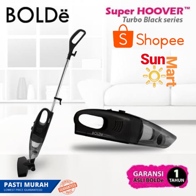 BOLDe Vacuum Cleaner Super Hoover Black Series 400 W - TURBO SERIES