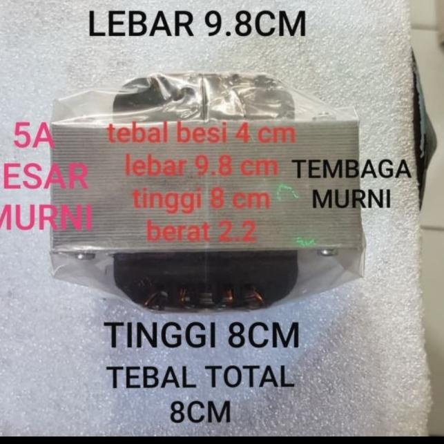 NOL 5 B travo trafo 5a 5 a ampere besar murni kurae nol