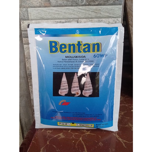 MolusKisida Bentan 60wp /Obat Semprot keong