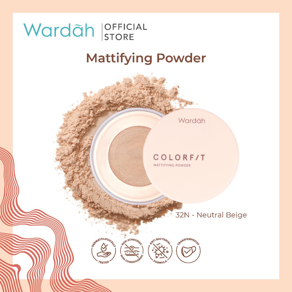 Rumah Cantik Wardah Colorfit Mattifying Powder - Bedak Tabur Dengan Oil Control Hingga 12 Jam dan Halus Medan COD Beauty Cosmetics Skin Care Kosmetik Wajah