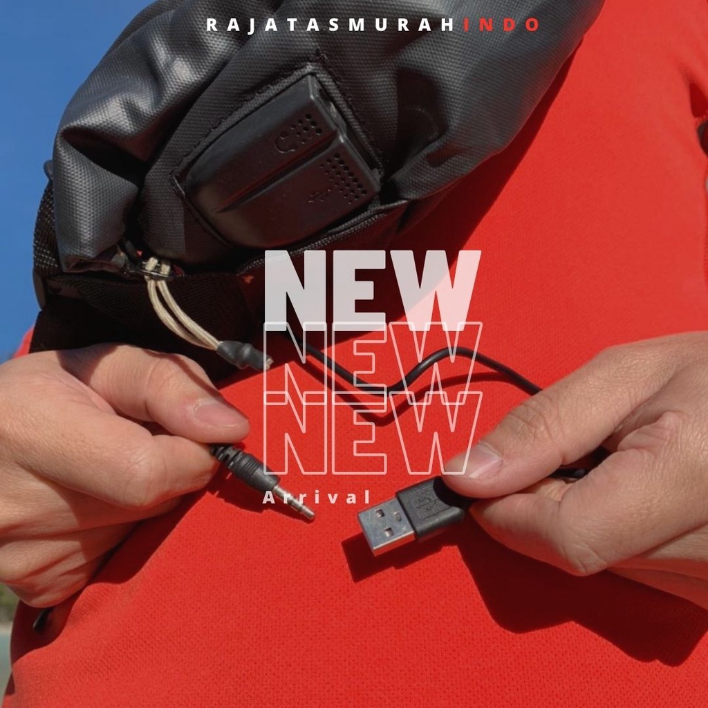 PTS - GEAR BAG 13136 - WAIST BAG COWOK WAISTBAG 2 IN 1 PORT - BEST QUALITY - PU LEATHER