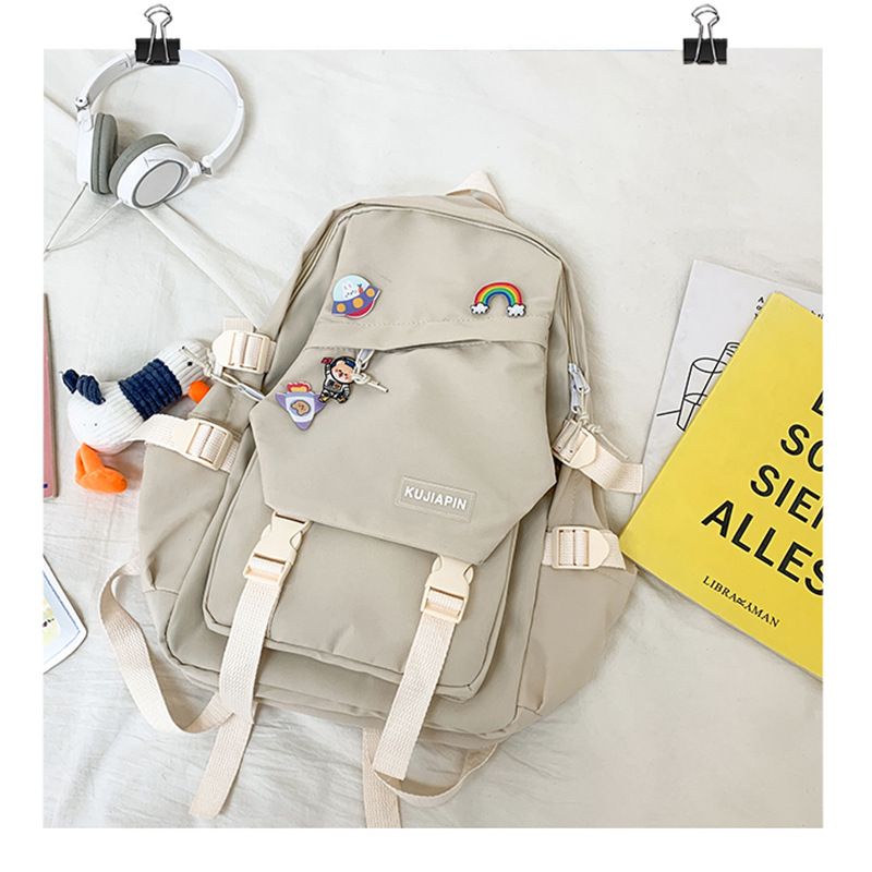 MV_Marvelouz  MV804778 Tas RANSEL Wanita Nilon Stylish Include Gantungan Boneka terbaru 1kg bisa 2 tas supplier tas import EL 4778