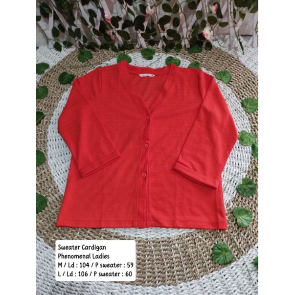 sweater wanita cardigan nux dan phenomenal original