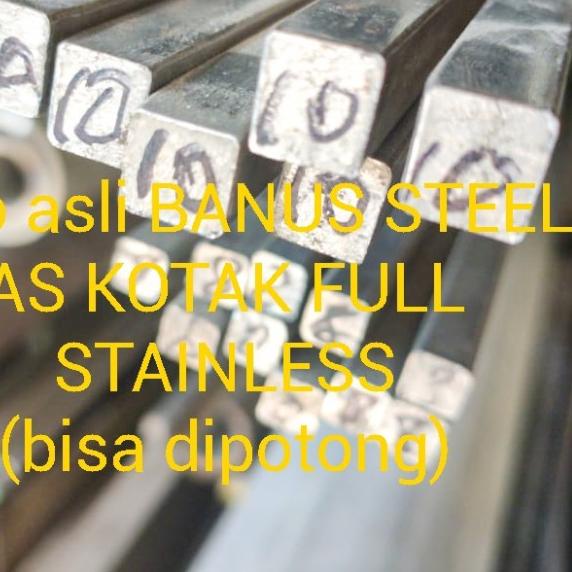 AS kotak stainless 304 5 mm x 5 mm x 6 mtr full stainless 5 x 5 mm