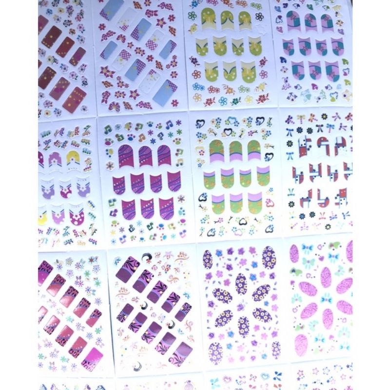 Mainan Sticker Kuku Anak Lucu / Finger Nail Art