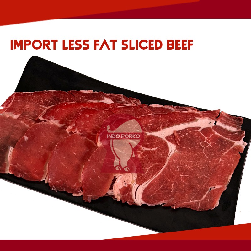 

BEEF SLICED LESS LOW FAT IMPORT BULGOGI SHABU SUKIYAKI