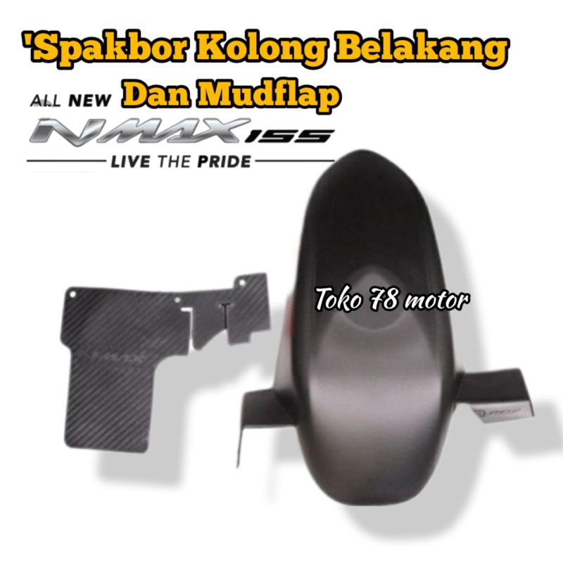Hugger Spakbor belakang New Nmax Plus mudflap