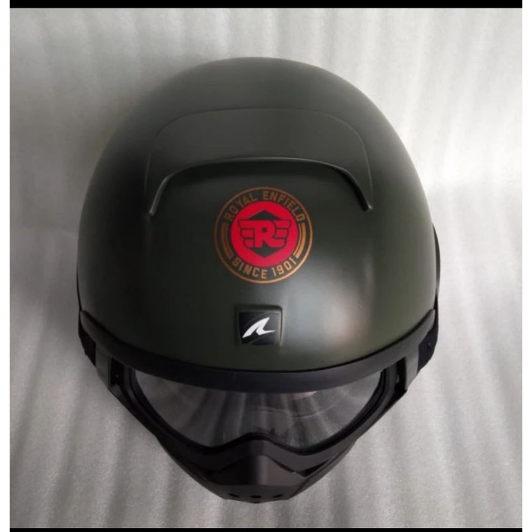 Helm Royal Enfield Shark Raw matte / Glosy