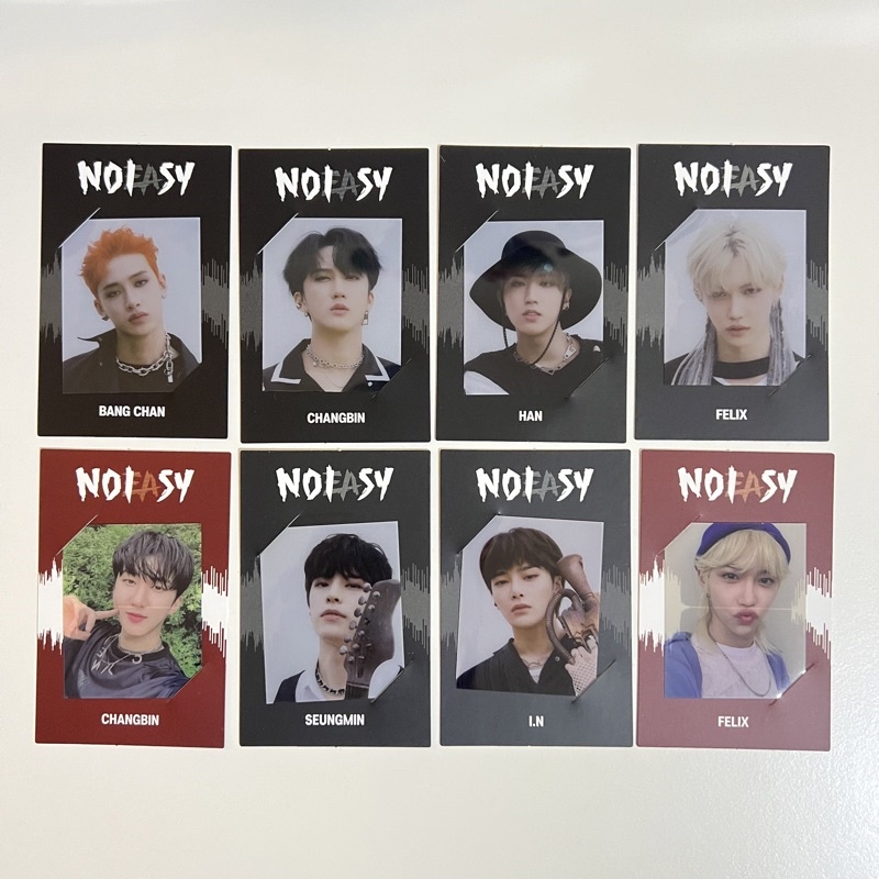 Stray Kids SKZ NOEASY Frame PC Photocard Jewel Bang Chan, Changbin, Han Jisung, Felix, Seungmin, I.N