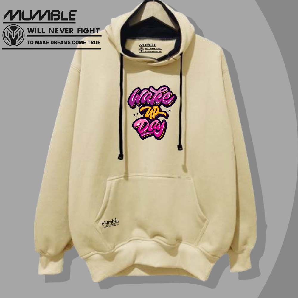 Jaket Hoodie Pria distro Warna Cream Sweater Hoddie cowok aesthetic Switter Pria terbaru 2022