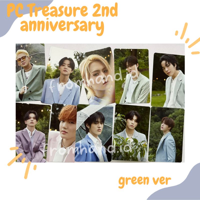 photocard treasure 2nd anniversary magazine
