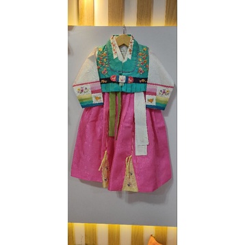 hanbokkorea pink putih