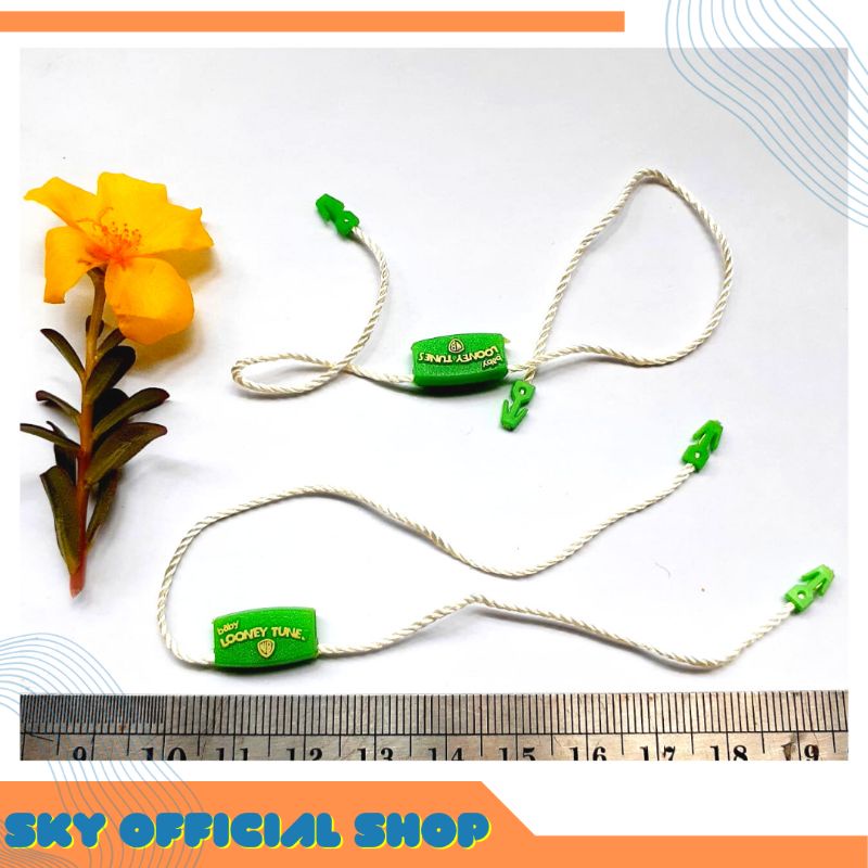 Tali Hang Tag Isi 200 pcs Gantungan Hangtag Label Lock Pin Loop Pin Stok Garment Looney