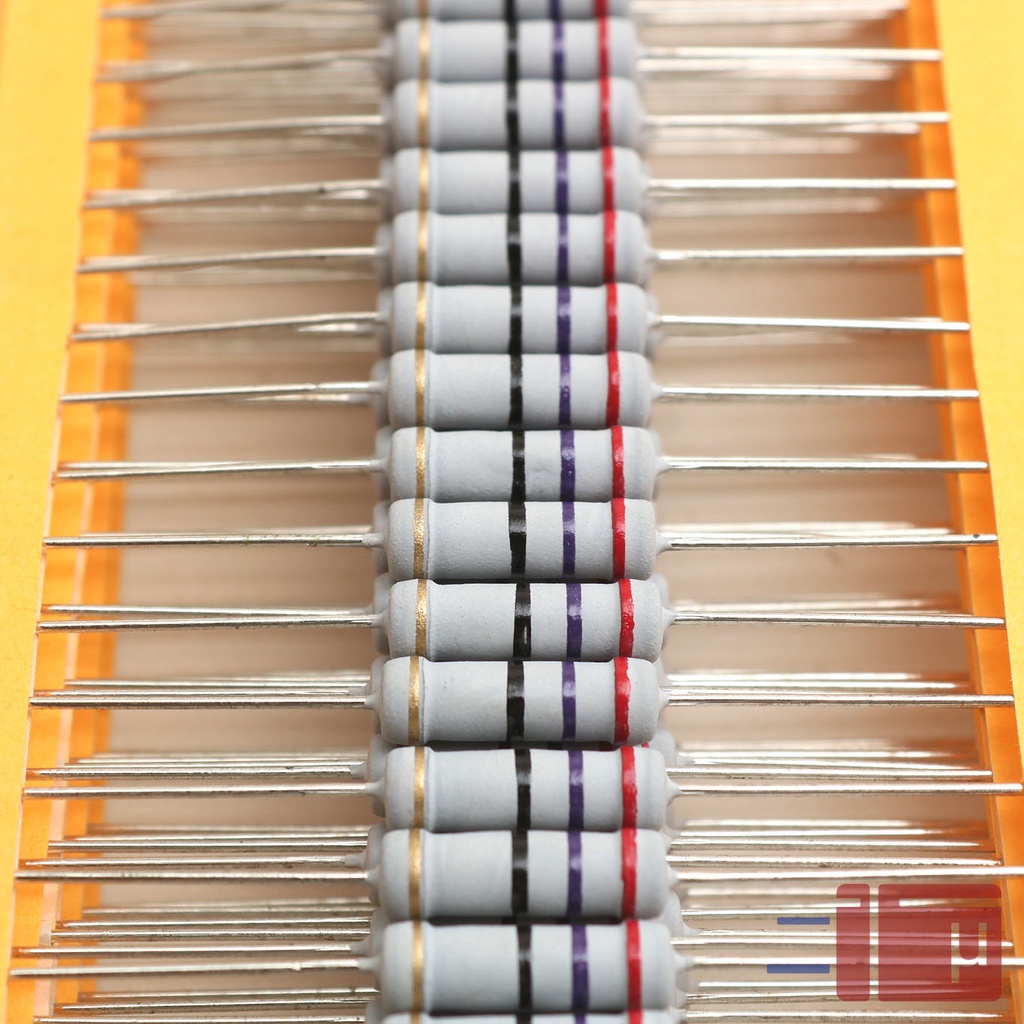 Resistor 27R 27 Ohm 2W Metal Oxide 5% Taiwan Kaki Tembaga