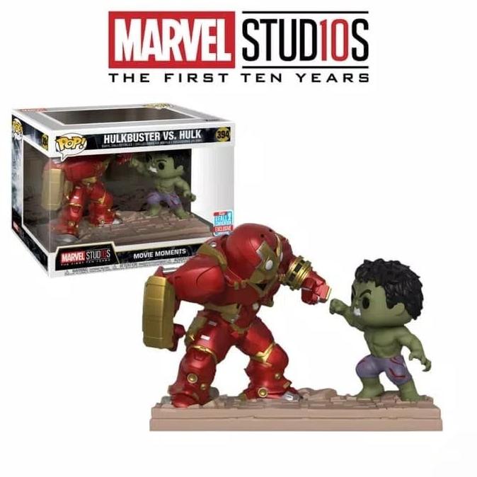 Original Funko Pop Movie Moments Marvel Avengers - Hulkbuster Vs Hulk