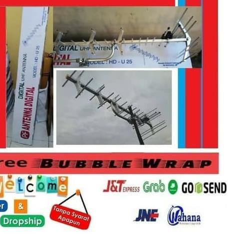 Antena tv digital OUTDOOR dan analog LUAR PF HDU 25 HDU-25 HD U25