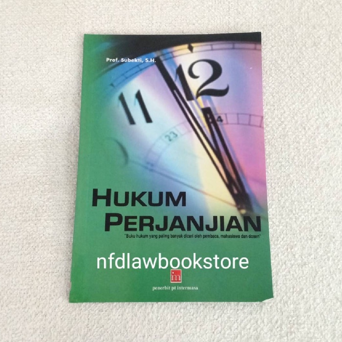 Buku Hukum Original Hukum Perjanjian - R. Subekti