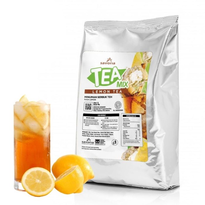 

TERBARU SAVORIA Tea Mix Lemon Tea 500g /TEH DIET/TEH PELANGSING/TEH HIJAU/TEH JATI CINA/TEH JAGUNG