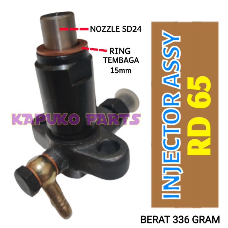 RD 65 INJECTOR ASSY UNTUK MESIN DIESEL KUBOTA 6.5 PK
