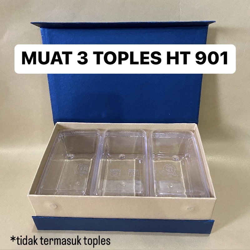 

Box model magnet biru / kotak kado biru navy