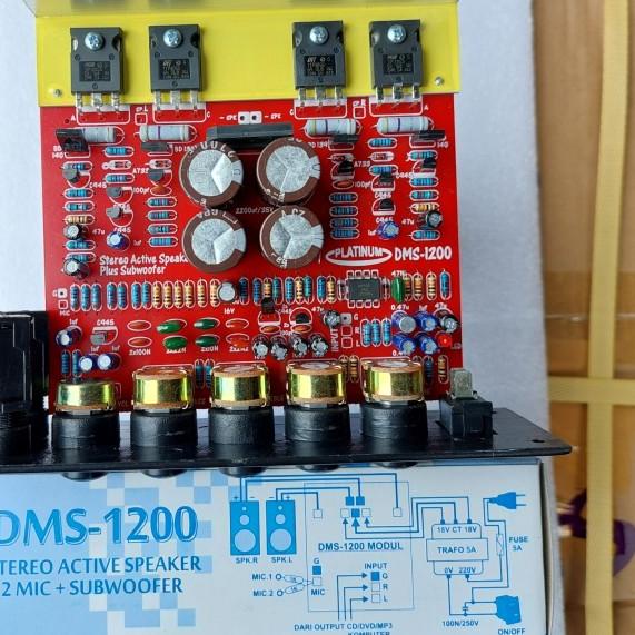 pcb kit mesin speaker aktif stereo dms 1200 platinum dms1200 tip 3055