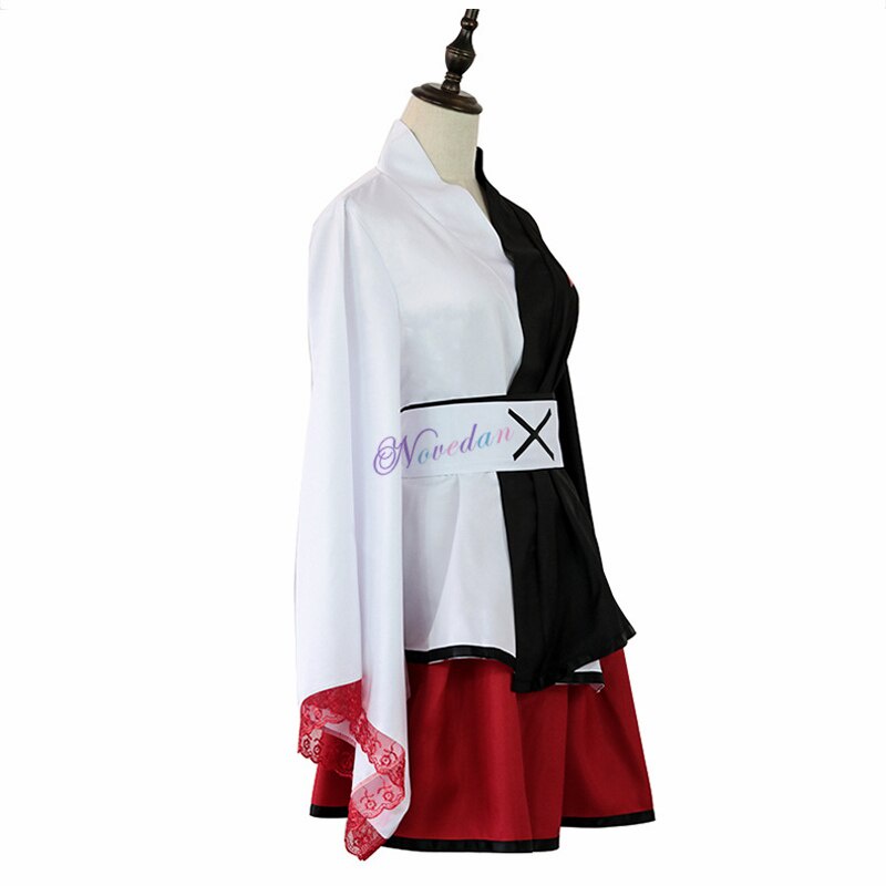 Danganronpa Monokuma Cosplay Pinafores Kimono Gaun Lolita Perempuan Wig Anime Cosplay Pesta Kostum Halloween untuk Wanita