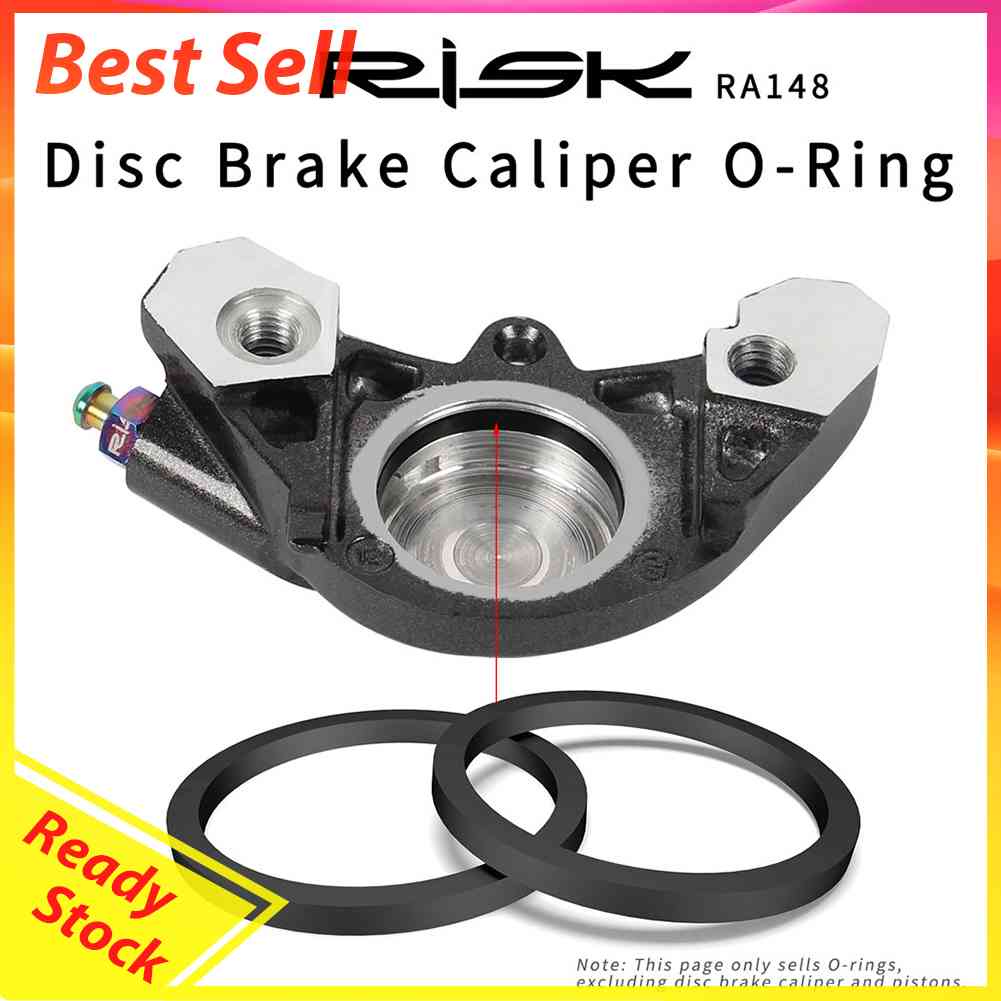 Risk 2pcs Ring Segel Caliper Piston Rem Cakram Sepeda Balap / MTB Untuk XT SLX