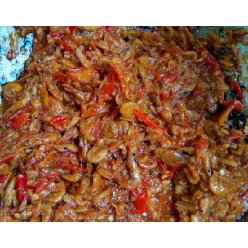 

sambal udang papai / ebi kering /sambel rebon sachet home made