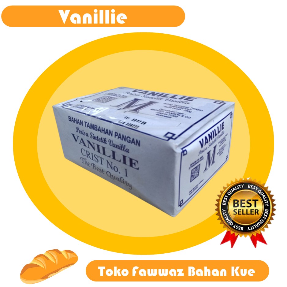 

[1 BOX] VANILIE M CRIST NO. 1 ISI 100PCS | VANILLIE PERISA VANILA | PEWANGI MAKANAN