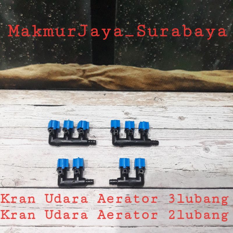 Kran Aerator 3 Lubang &amp; 2lubang / Hydroponik 3 Lubang &amp; 2lubang