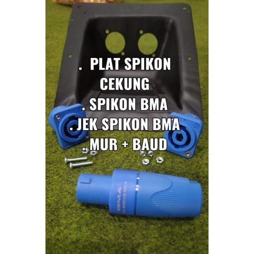paket lengkap (spicon cekung, jek spicon BMA, soket spicon BMA)