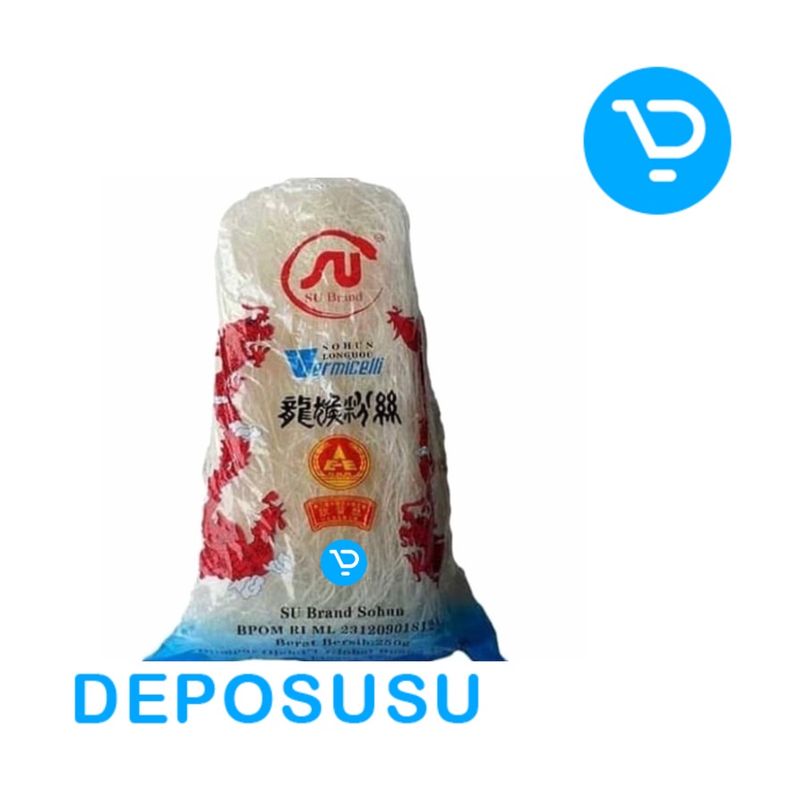 Sohun/Soun/Longhou Vermicelli cap Naga Burung Hong SU Brand