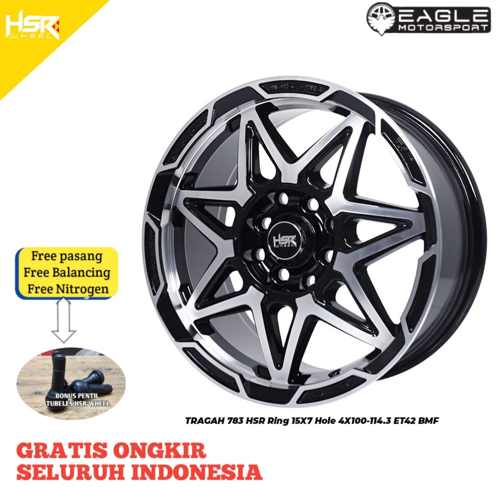 EAGLE | VELG MOBIL R15 RING 15 HSR TRAGAH ORIGINAL VELG MOBIL AVANZA XENIA AGYA BRIO