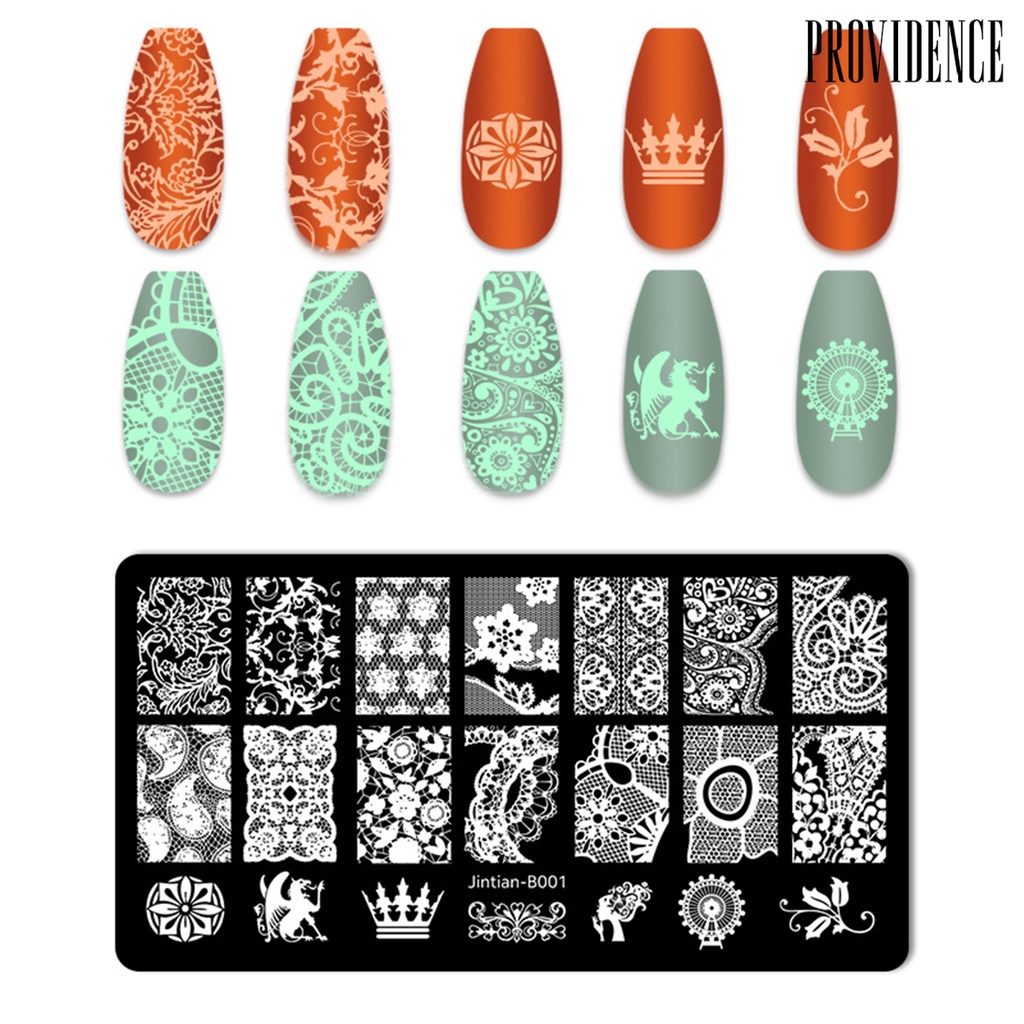 Providence Cetakan Print Kuku Mini Anti Karat Untuk Manicure / Nail Art DIY