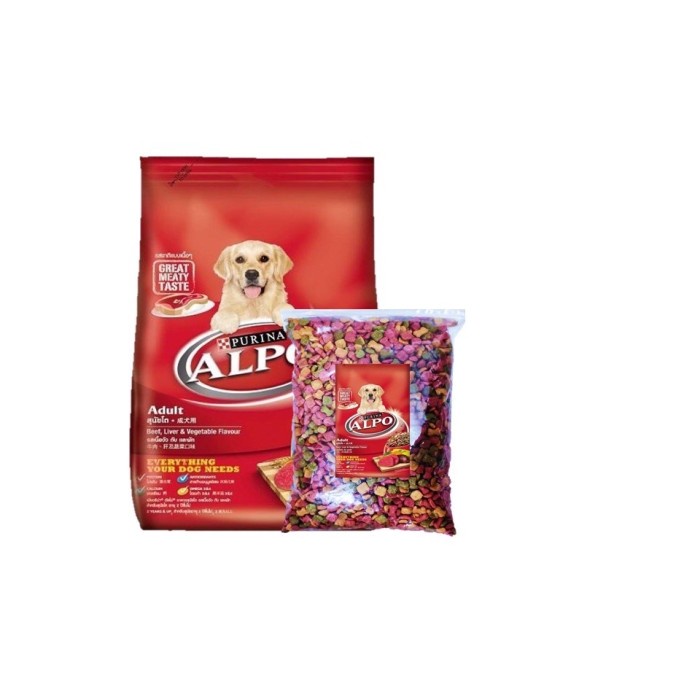 Alpo Adult Beef Liver 1kg Makanan Anjing Alpo Adult Beef Vegetable